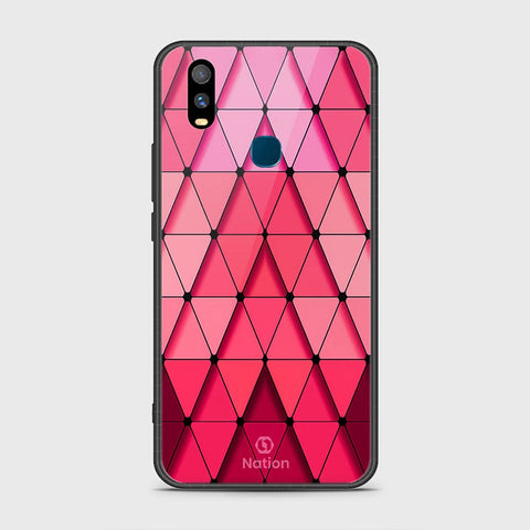 Vivo Y11 2019 Cover- Onation Pyramid Series - HQ Ultra Shine Premium Infinity Glass Soft Silicon Borders Case