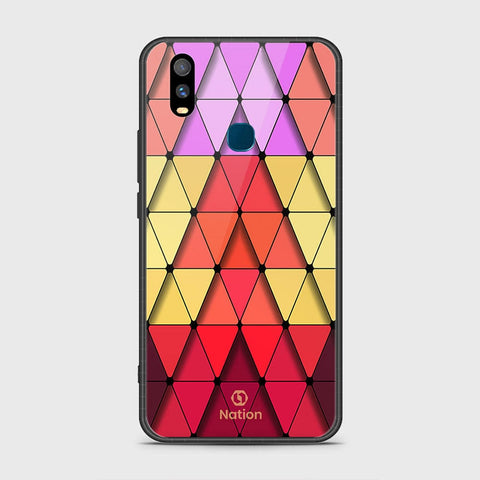 Vivo Y11 2019 Cover- Onation Pyramid Series - HQ Ultra Shine Premium Infinity Glass Soft Silicon Borders Case