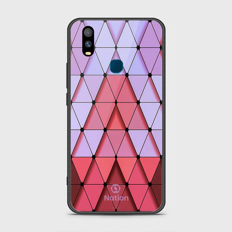 Vivo Y11 2019 Cover- Onation Pyramid Series - HQ Ultra Shine Premium Infinity Glass Soft Silicon Borders Case