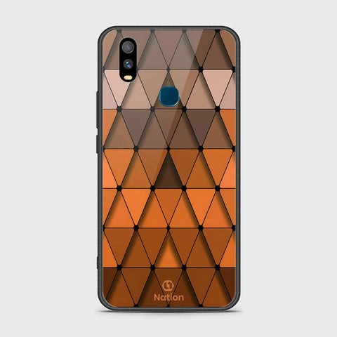 Vivo Y11 2019 Cover- Onation Pyramid Series - HQ Ultra Shine Premium Infinity Glass Soft Silicon Borders Case