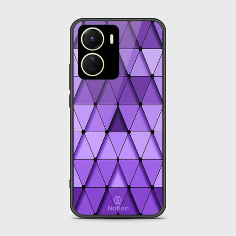 Vivo Y35 5G Cover- Onation Pyramid Series - HQ Ultra Shine Premium Infinity Glass Soft Silicon Borders Case