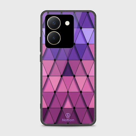 Vivo Y36 4G Cover- Onation Pyramid Series - HQ Ultra Shine Premium Infinity Glass Soft Silicon Borders Case