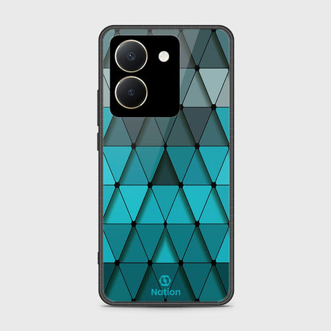 Vivo Y36 4G Cover- Onation Pyramid Series - HQ Ultra Shine Premium Infinity Glass Soft Silicon Borders Case