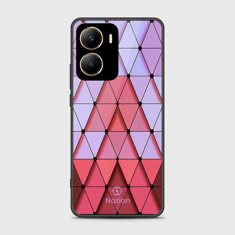 Vivo Y56 Cover- Onation Pyramid Series - HQ Ultra Shine Premium Infinity Glass Soft Silicon Borders Case