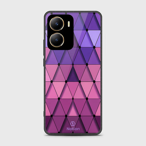 Vivo Y56 Cover- Onation Pyramid Series - HQ Ultra Shine Premium Infinity Glass Soft Silicon Borders Case