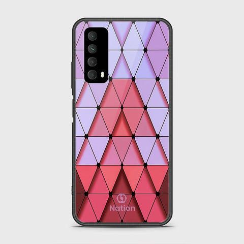 Huawei Psmart 2021 Cover- Onation Pyramid Series - HQ Ultra Shine Premium Infinity Glass Soft Silicon Borders Case