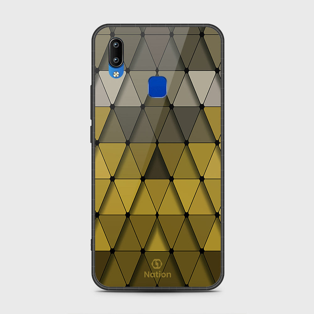 Vivo Y91i Cover- Onation Pyramid Series - HQ Ultra Shine Premium Infinity Glass Soft Silicon Borders Case