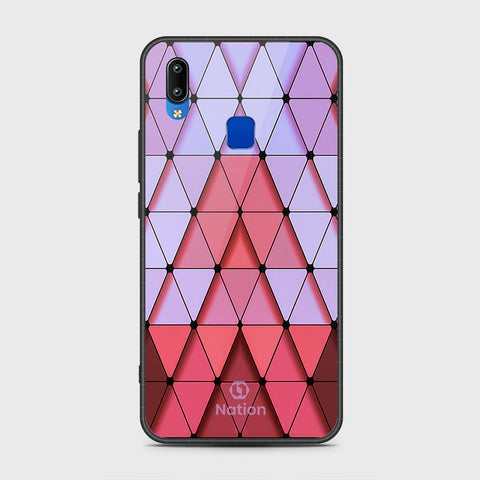 Vivo Y91i Cover- Onation Pyramid Series - HQ Ultra Shine Premium Infinity Glass Soft Silicon Borders Case