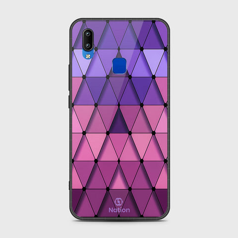 Vivo Y91i Cover- Onation Pyramid Series - HQ Ultra Shine Premium Infinity Glass Soft Silicon Borders Case