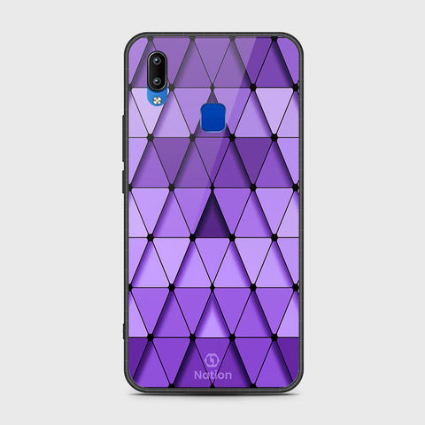 Vivo Y91i Cover- Onation Pyramid Series - HQ Ultra Shine Premium Infinity Glass Soft Silicon Borders Case