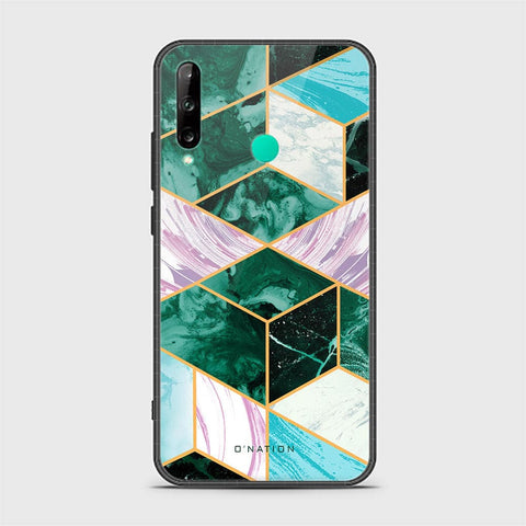 Huawei Honor 9c Cover - O'Nation Shades of Marble Series - HQ Ultra Shine Premium Infinity Glass Soft Silicon Borders Case