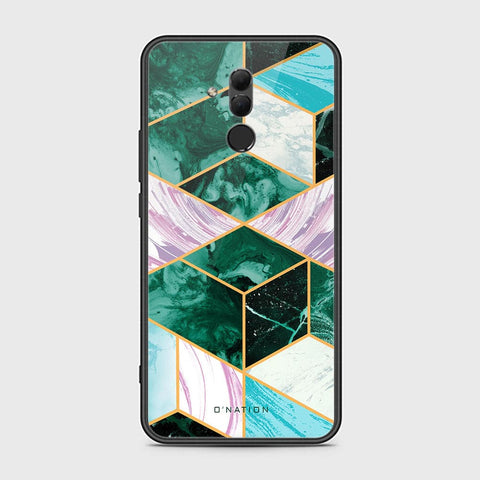 Huawei Mate 20 Lite Cover - O'Nation Shades of Marble Series - HQ Ultra Shine Premium Infinity Glass Soft Silicon Borders Case