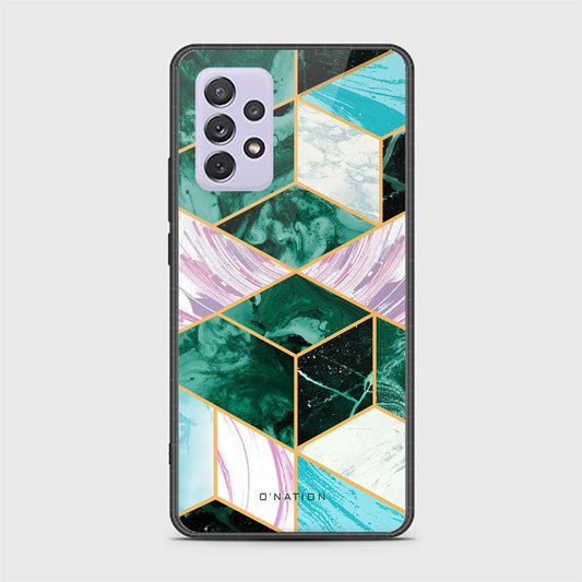 Samsung Galaxy A72 Cover - O'Nation Shades of Marble Series - HQ Ultra Shine Premium Infinity Glass Soft Silicon Borders Case