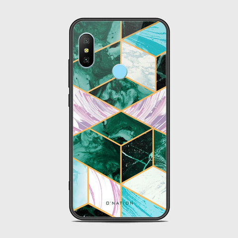 Xiaomi Redmi Note 6 Pro Cover - O'Nation Shades of Marble Series - HQ Ultra Shine Premium Infinity Glass Soft Silicon Borders Case