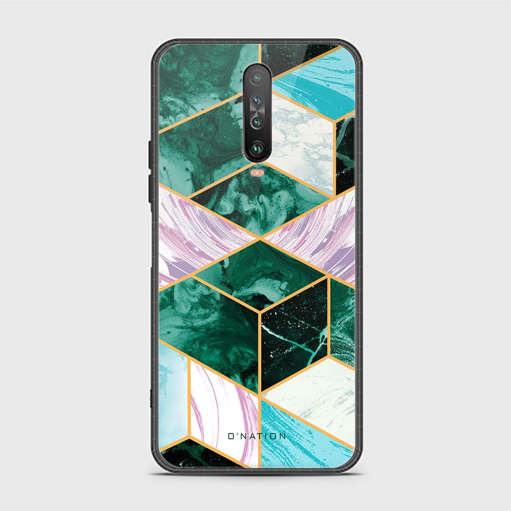 Xiaomi Redmi K30 Cover - O'Nation Shades of Marble Series - HQ Ultra Shine Premium Infinity Glass Soft Silicon Borders Case