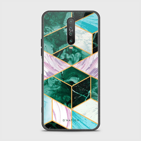 Xiaomi Redmi K30 Cover - O'Nation Shades of Marble Series - HQ Ultra Shine Premium Infinity Glass Soft Silicon Borders Case