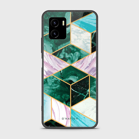 Vivo Y15c Cover - O'Nation Shades of Marble Series - HQ Ultra Shine Premium Infinity Glass Soft Silicon Borders Case