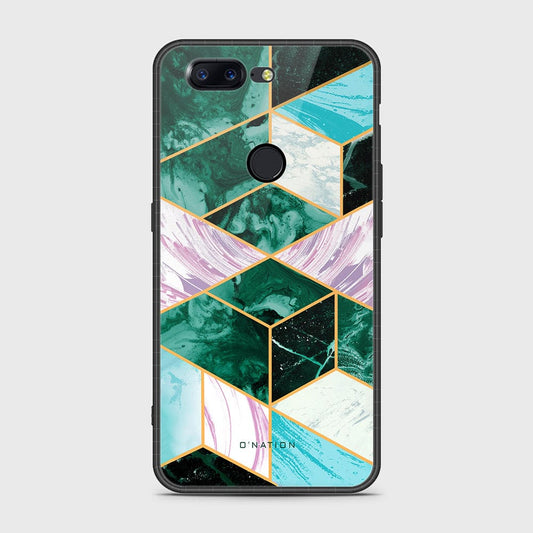 OnePlus 5T Cover - O'Nation Shades of Marble Series - HQ Ultra Shine Premium Infinity Glass Soft Silicon Borders Case