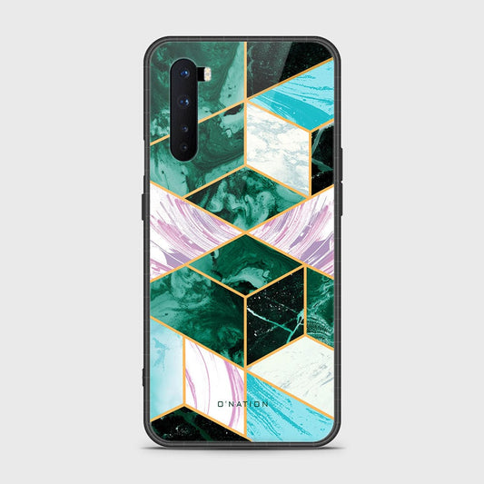 OnePlus Nord Cover - O'Nation Shades of Marble Series - HQ Ultra Shine Premium Infinity Glass Soft Silicon Borders Case