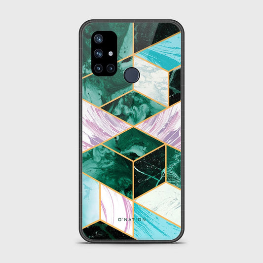 OnePlus Nord N10 5G Cover - O'Nation Shades of Marble Series - HQ Ultra Shine Premium Infinity Glass Soft Silicon Borders Case