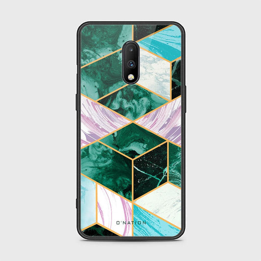 OnePlus 7 Cover - O'Nation Shades of Marble Series - HQ Ultra Shine Premium Infinity Glass Soft Silicon Borders Case