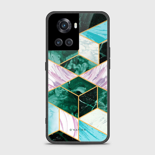 OnePlus Ace Cover - O'Nation Shades of Marble Series - HQ Ultra Shine Premium Infinity Glass Soft Silicon Borders Case