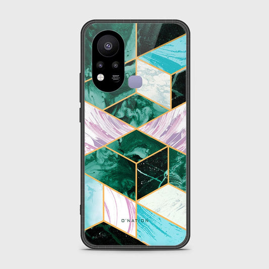 Infinix Hot 11s Cover - O'Nation Shades of Marble Series - HQ Ultra Shine Premium Infinity Glass Soft Silicon Borders Case