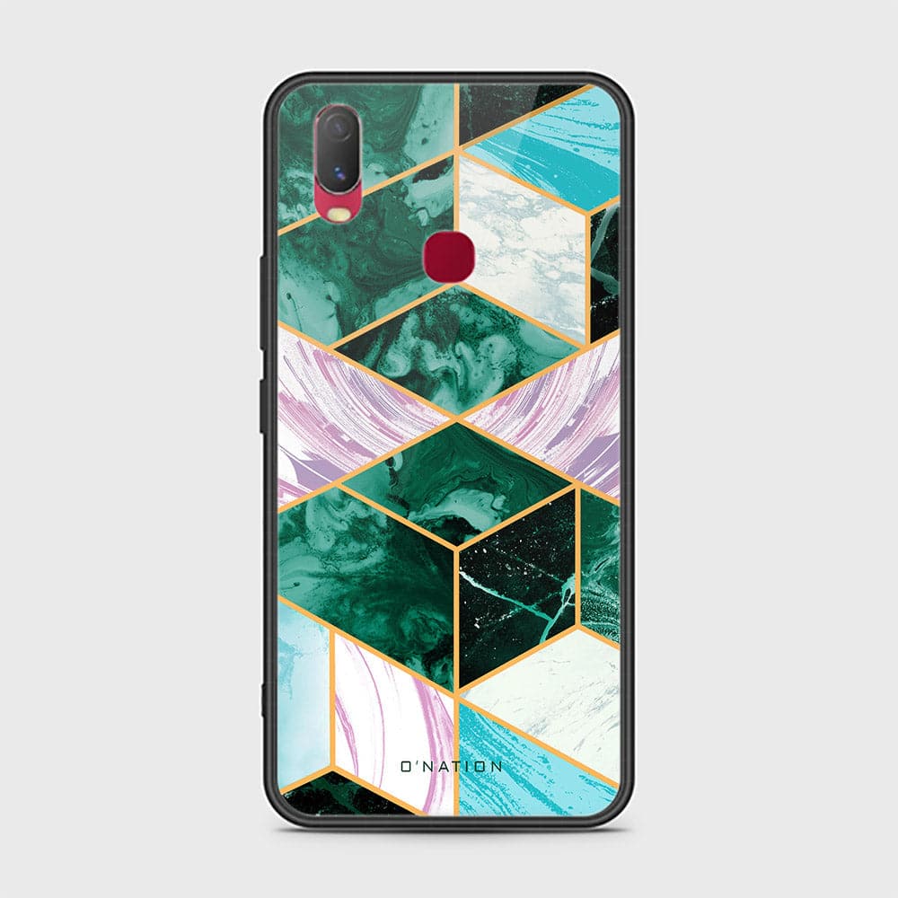 Vivo Y11 2019 Cover - O'Nation Shades of Marble Series - HQ Ultra Shine Premium Infinity Glass Soft Silicon Borders Case