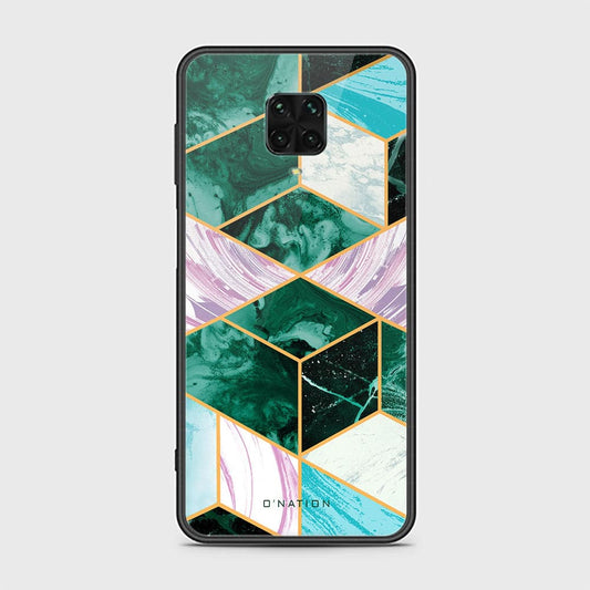 Xiaomi Redmi Note 9S Cover - O'Nation Shades of Marble Series - HQ Ultra Shine Premium Infinity Glass Soft Silicon Borders Case