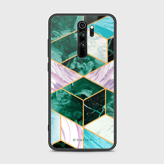 Xiaomi Redmi Note 8 Pro Cover - O'Nation Shades of Marble Series - HQ Ultra Shine Premium Infinity Glass Soft Silicon Borders Case