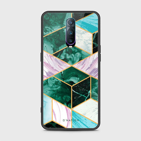 OPPO R17 Pro Cover - O'Nation Shades of Marble Series - HQ Ultra Shine Premium Infinity Glass Soft Silicon Borders Case