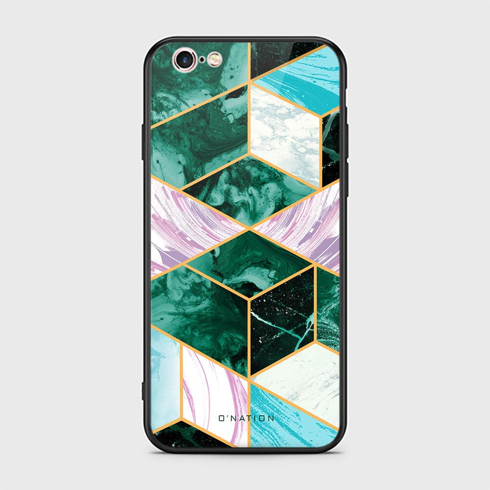 iPhone 6S / 6 Cover - O'Nation Shades of Marble Series - HQ Ultra Shine Premium Infinity Glass Soft Silicon Borders Case