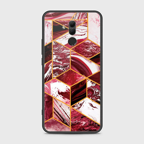 Huawei Mate 20 Lite Cover - O'Nation Shades of Marble Series - HQ Ultra Shine Premium Infinity Glass Soft Silicon Borders Case