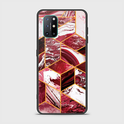 OnePlus 8T Cover - O'Nation Shades of Marble Series - HQ Ultra Shine Premium Infinity Glass Soft Silicon Borders Case