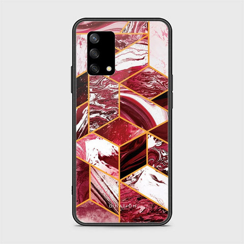 Oppo F19s Cover - O'Nation Shades of Marble Series - HQ Ultra Shine Premium Infinity Glass Soft Silicon Borders Case