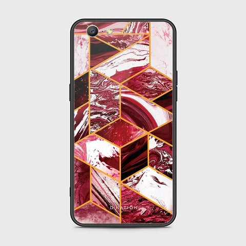 Oppo A39 Cover - O'Nation Shades of Marble Series - HQ Ultra Shine Premium Infinity Glass Soft Silicon Borders Case