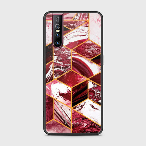 Vivo V15 Pro Cover - O'Nation Shades of Marble Series - HQ Ultra Shine Premium Infinity Glass Soft Silicon Borders Case