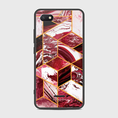 Xiaomi Redmi 6A Cover - O'Nation Shades of Marble Series - HQ Ultra Shine Premium Infinity Glass Soft Silicon Borders Case