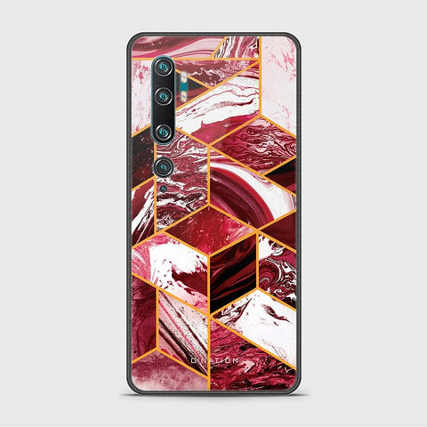 Xiaomi Mi CC9 Pro Cover - O'Nation Shades of Marble Series - HQ Ultra Shine Premium Infinity Glass Soft Silicon Borders Case