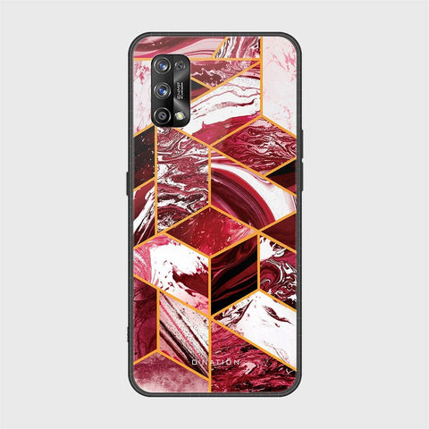 Realme 7 Pro Cover - O'Nation Shades of Marble Series - HQ Ultra Shine Premium Infinity Glass Soft Silicon Borders Case