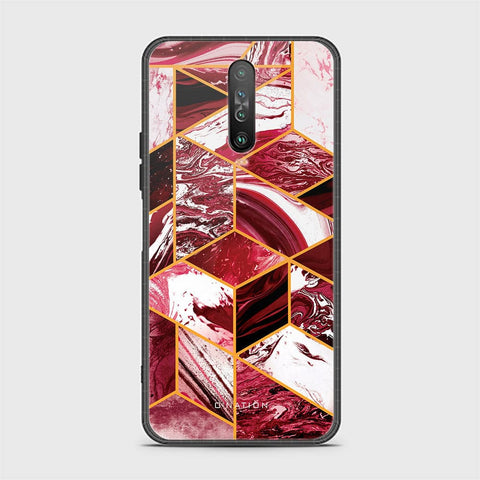Xiaomi Redmi K30 Cover - O'Nation Shades of Marble Series - HQ Ultra Shine Premium Infinity Glass Soft Silicon Borders Case