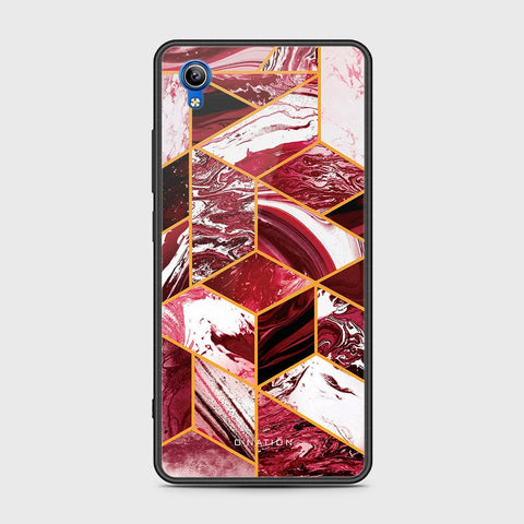 Vivo Y91C Cover - O'Nation Shades of Marble Series - HQ Ultra Shine Premium Infinity Glass Soft Silicon Borders Case