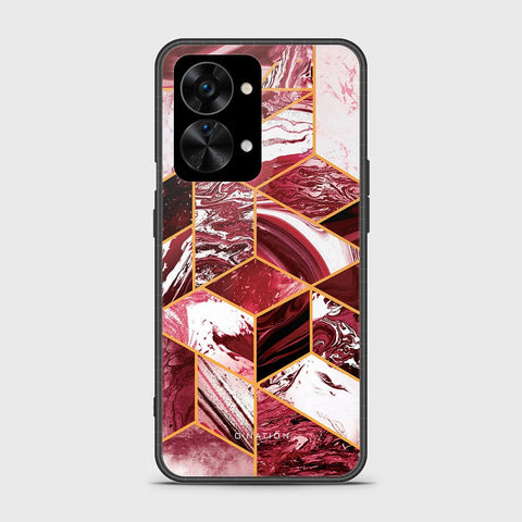 OnePlus Nord 2T Cover - O'Nation Shades of Marble Series - HQ Ultra Shine Premium Infinity Glass Soft Silicon Borders Case