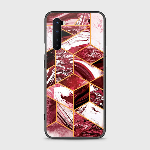 OnePlus Nord Cover - O'Nation Shades of Marble Series - HQ Ultra Shine Premium Infinity Glass Soft Silicon Borders Case