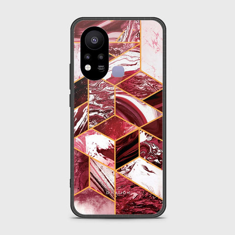 Infinix Hot 11s Cover - O'Nation Shades of Marble Series - HQ Ultra Shine Premium Infinity Glass Soft Silicon Borders Case