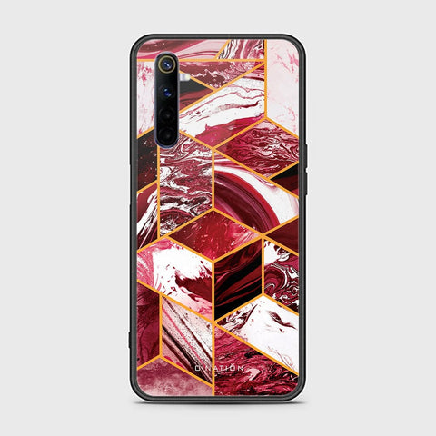 Realme 6 Cover - O'Nation Shades of Marble Series - HQ Ultra Shine Premium Infinity Glass Soft Silicon Borders Case