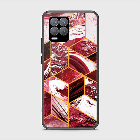 Realme 8 Pro Cover - O'Nation Shades of Marble Series - HQ Ultra Shine Premium Infinity Glass Soft Silicon Borders Case