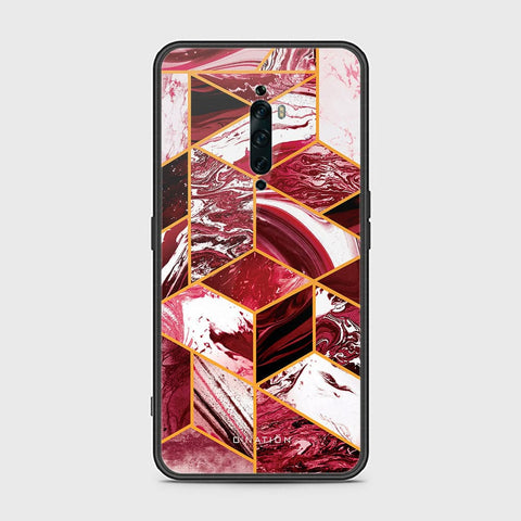 Oppo Reno 2Z Cover - O'Nation Shades of Marble Series - HQ Ultra Shine Premium Infinity Glass Soft Silicon Borders Case