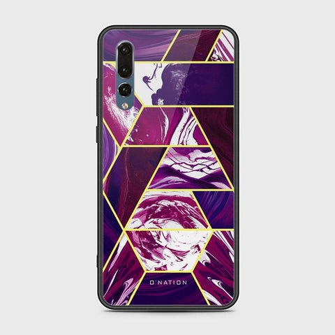 Huawei P20 Pro Cover - O'Nation Shades of Marble Series - HQ Ultra Shine Premium Infinity Glass Soft Silicon Borders Case