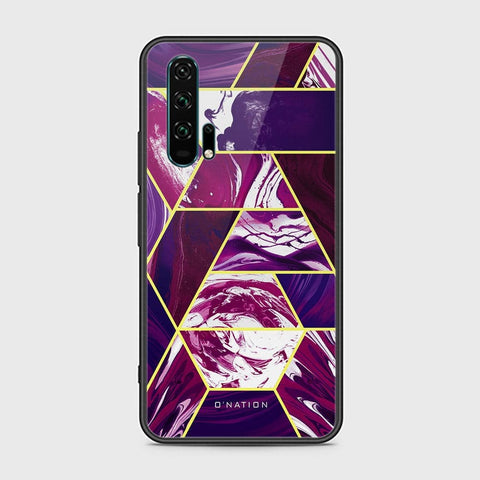 Honor 20 Pro Cover - O'Nation Shades of Marble Series - HQ Ultra Shine Premium Infinity Glass Soft Silicon Borders Case